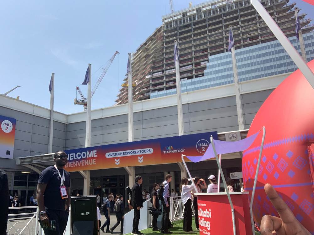 Travel brand exhibition stand with a branded photo activation at a major expo