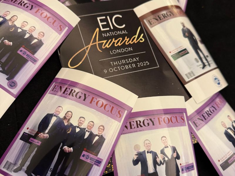 Printed magazine covers from an awards evening displayed as keepsakes