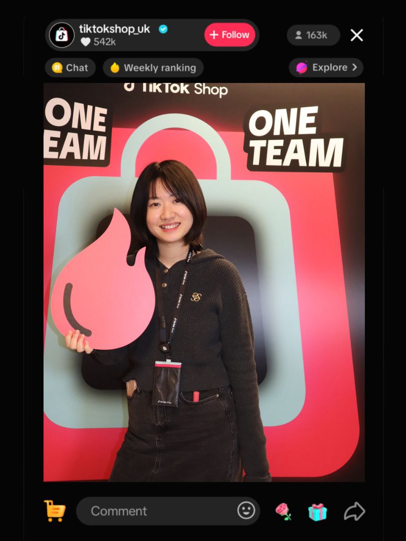 Branded on-screen photo output at a technology brand employee event