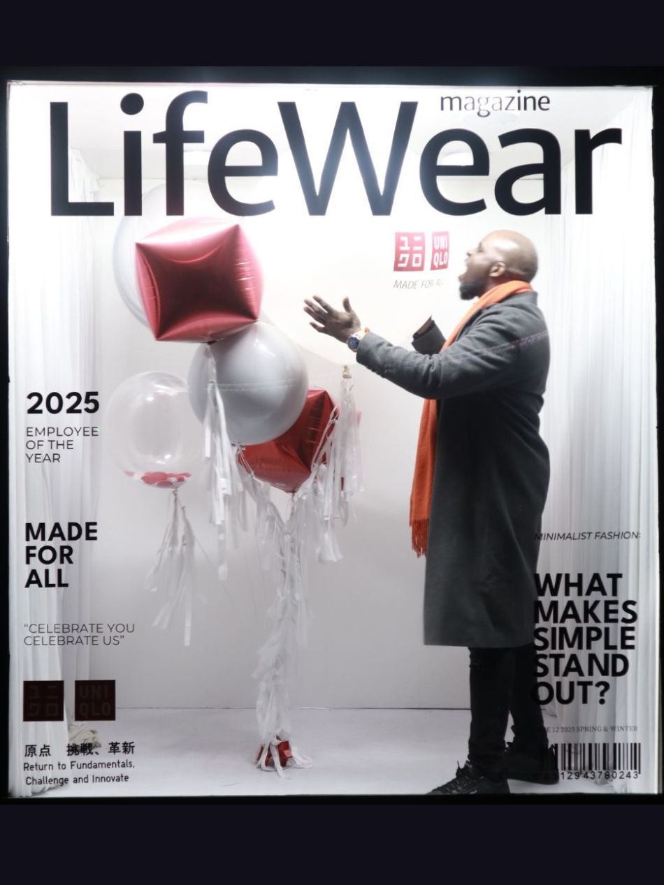 UNIQLO LifeWear bespoke magazine cover